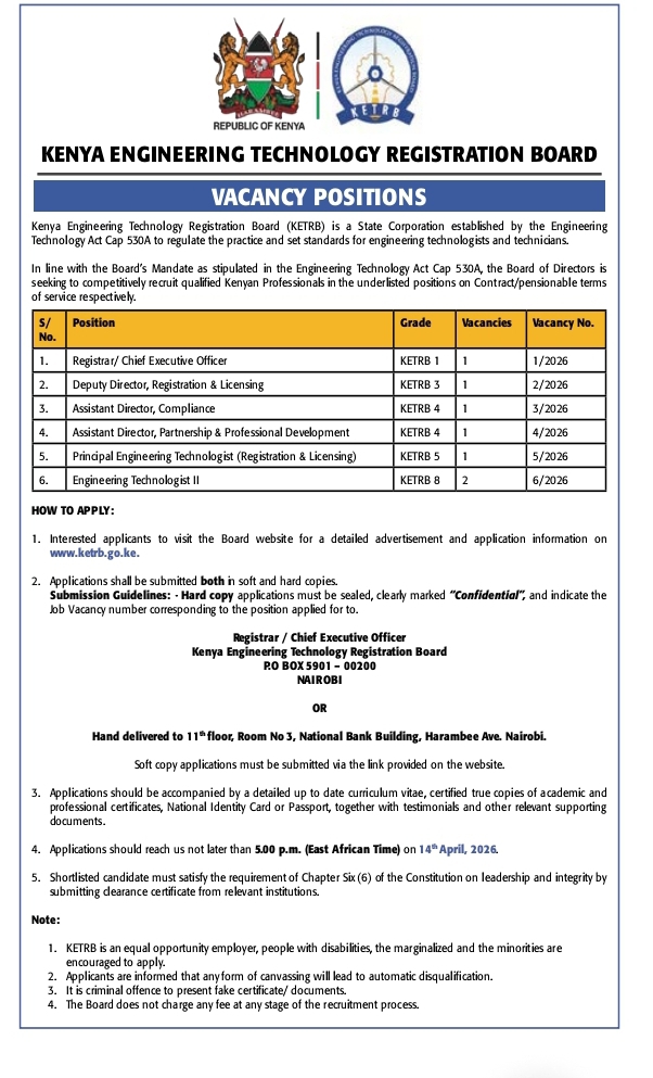 APPLICATION GUIDELINE IS BOTH HARD AND SOFT COPY AS STATED ON THE ADVERT