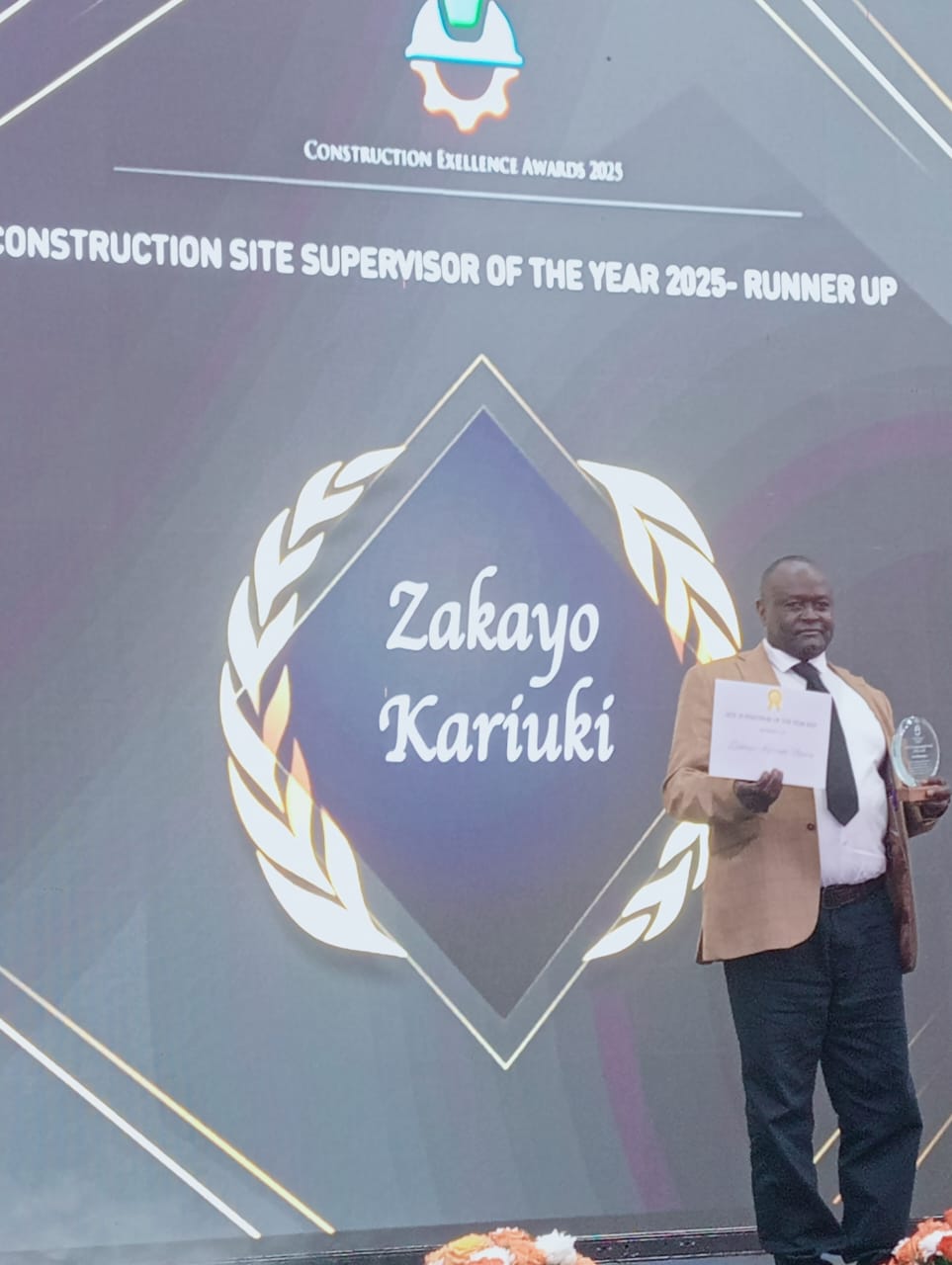 Runners Up – Construction Site Supervisor of the Year 2025