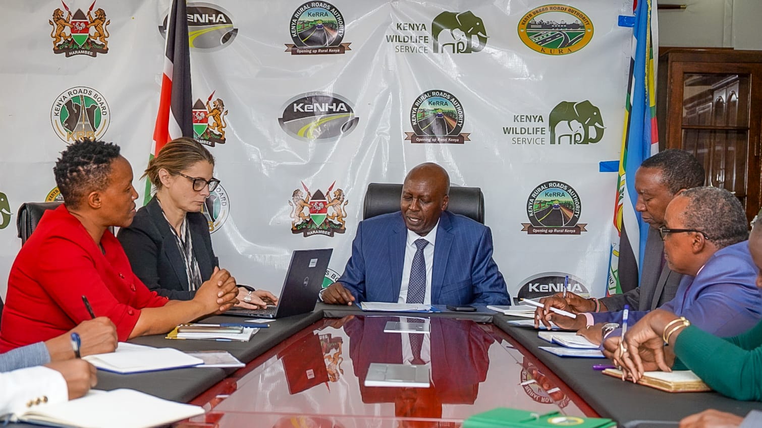 WORLD BANK-INDEPENDENT EVALUATION GROUP MISSION TO KENYA ON ENVIRONMENTAL AND SOCIAL FRAMEWORK (ESF) MEETING AT STATE DEPARTMENT FOR ROADS OFFICES CHAIRED BY THE PS FOR ROADS