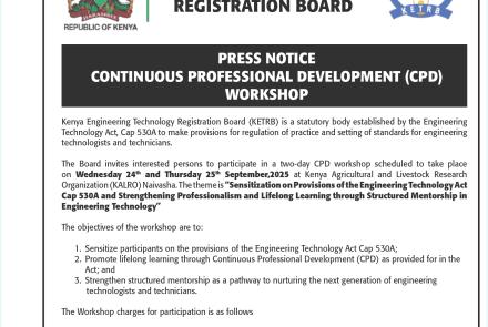 Continuous Professional Development Workshop